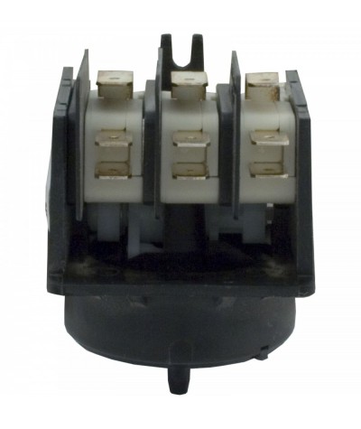 Air Switch, Herga, 4 Function, 3PDT, 20A, Ctr Spout, Wht Cam : 6806-006