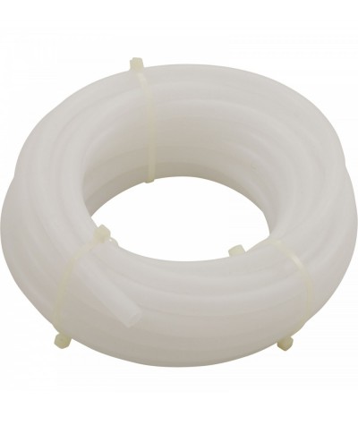 Tubing, Discharge, Blue-White, 3/8"od, 25ft, Clear Polyethylene : C-335-6-25