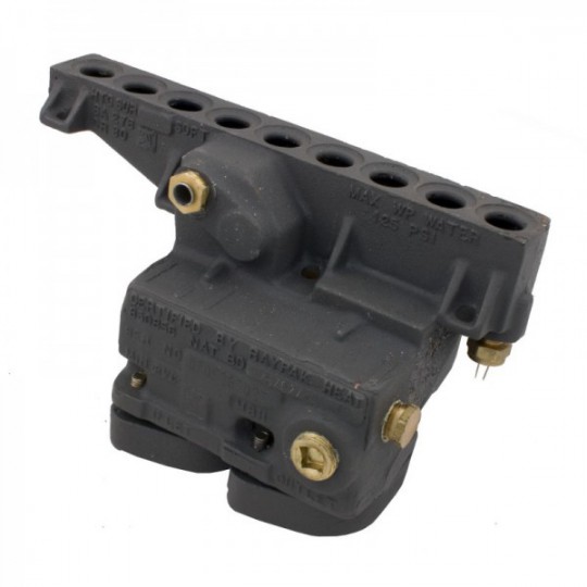Inlet/Outlet Header, Raypak 185/207A/206A/R185A/R185B, CI : 006730F
