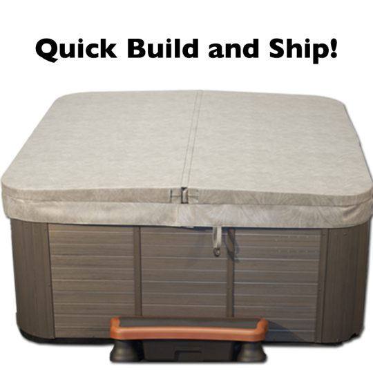 Hot Tub Covers Rectangle with Cut Corners