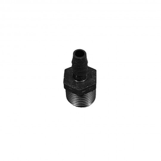 Fitting, PVC, Barbed Adapter, 3/8"RB x 1/2"MPT : P6MCB-8