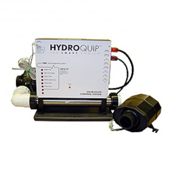 Equipment System, HydroQuip ES4330, 5.5kW, Pump1- 3.0HP, Blower- 1.0HP, Pump2 Ready w/Cords & Spaside : ES4330-G