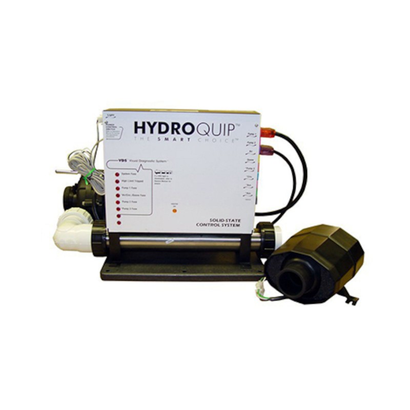 Equipment System, HydroQuip ES9700, 5.5kW, Pump1- 2.0HP, Blower- 2.0HP, Pump2-3 Ready w/Cords & Spaside : ES9700-E