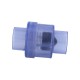 Check Valve, Air, Waterway, 1/4lb Spring, 1-1/2"S, Clear : 600-8140