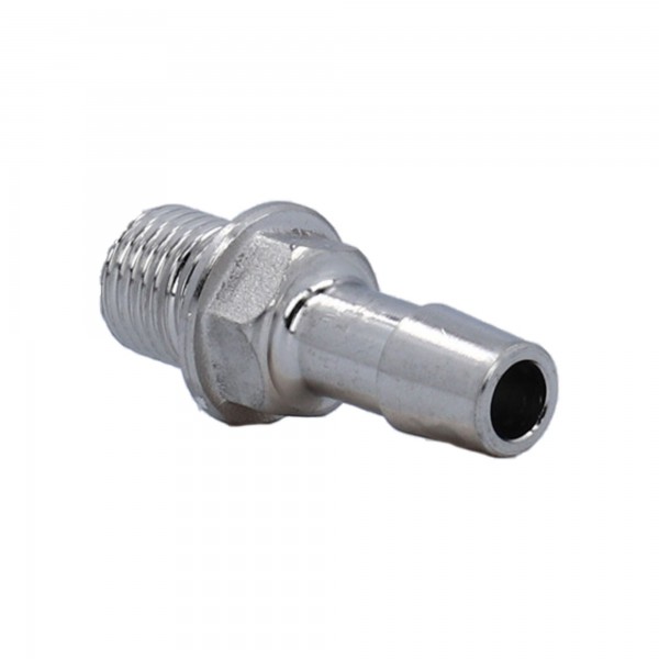 Adapter, Drain Plug, Sundance / Jacuzzi, 1/4"MPT x 3/8"RB, Stainless Steel, Less O-Ring 6540-263 : 6540-171