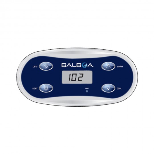 Spaside Control, Balboa VL406U, 4-Button, LCD, No Overlay : 55417