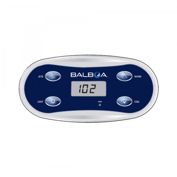 Spaside Control, Balboa VL406U, 4-Button, LCD, No Overlay : 55417