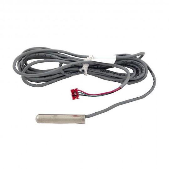 Sensor, Temperature, HydroQuip, 100'Cable x 3/8"Bulb, 4 Pin Plug : 34-0203F