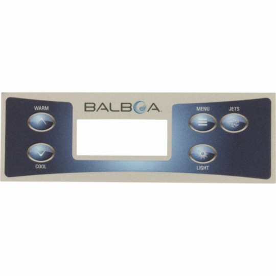 Overlay, Keypad, Balboa TP500, 5-Button, 1-Pump, Rectangle : 17284