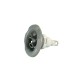 Jet Internal, Waterway Power Storm, Thread-In, Twin Roto, 5" Face, 5-Scallop, Textured, Gray : 229-7617