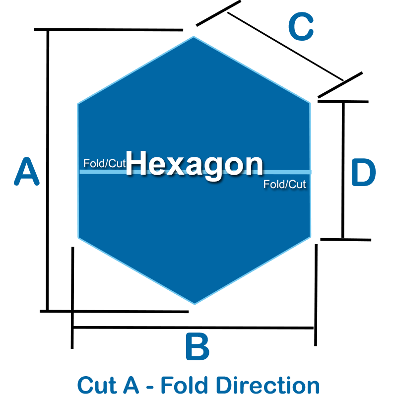 Hot Tub Covers - Hexagon - Fold Cut A