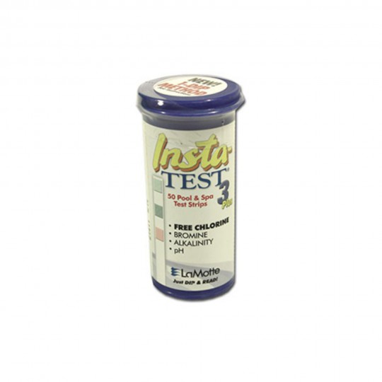 Test Strips,LAMOTTE,INSTA-TEST 3,50 Ct Per Bottle In POP Display of 24 Units : LM2976