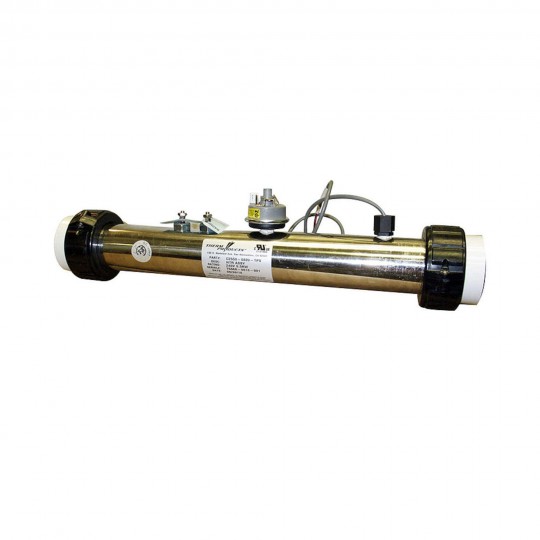 Heater Assembly, Value/2000LE, Generic, 5.5kW, 230V, 2" x 15"Long, w/Pressure Switch & Sensor : C2550-0809-TPS