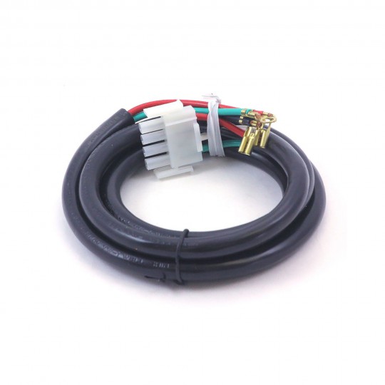Cord, Pump 1, 2-Speed, 4-Pin Amp, Black - Low Speed, 14/4, 72"Long, Plug Attached, w/Terminated Ends : 16-2036