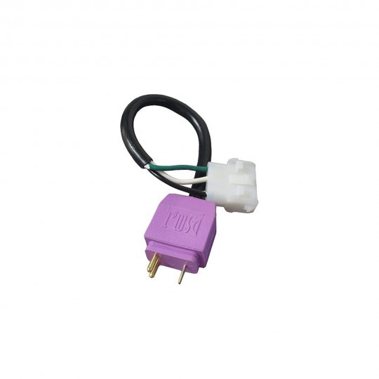 Adapter Cord, Blower, Amp To Mini J&J Molded, 14/3, 6" Cord, Light Violet : 30-1190-C6