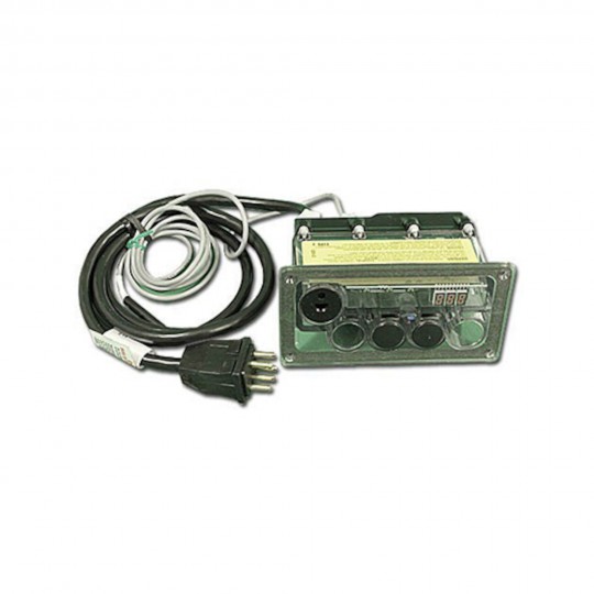 Spaside Control, Air, Tecmark, 230V, 2-Button, Temp Display w/6' Cable & Overlay : CC2D-240-06-I00