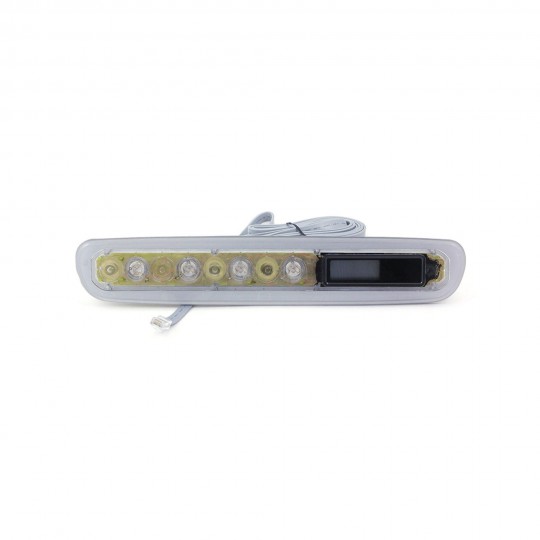 Spaside Control, Master Spas Balboa MAS425/460, 4-Button Long, LCD, No Overlay, 7' Cable w/8 Pin Phone Plug : X310041