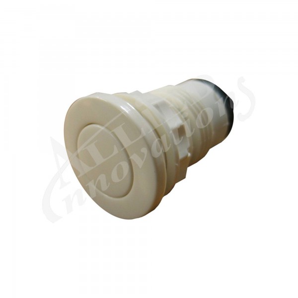 Air Button, Presair Gunite, White, 1 1/4" PVC : B340WA