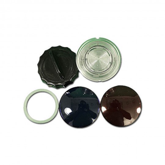 Light Lens Kit, Waterway, OEM, Front Access, 3-1/2"Face, 2-5/8"Hole : 630-6005