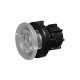 Sensor Mount, Balboa, Thru-Wall, 3/8"Bulb, Clear, Includes Rubber Grommit on Back Nut : 30388-CLR