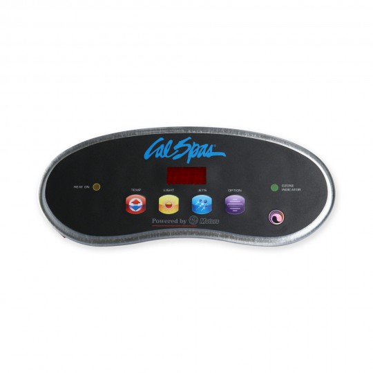 Spaside Control, Cal Spa Balboa 6000-6100, 4-Button, LED, Temp-Light-Jets-Option : ELE09200778