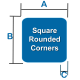 Soft Spa Covers Square with Rounded Corners