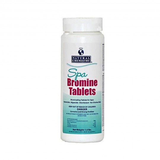 Water Care, Natural Chemistry, Bromine Tabs, 1.54lb : 04109