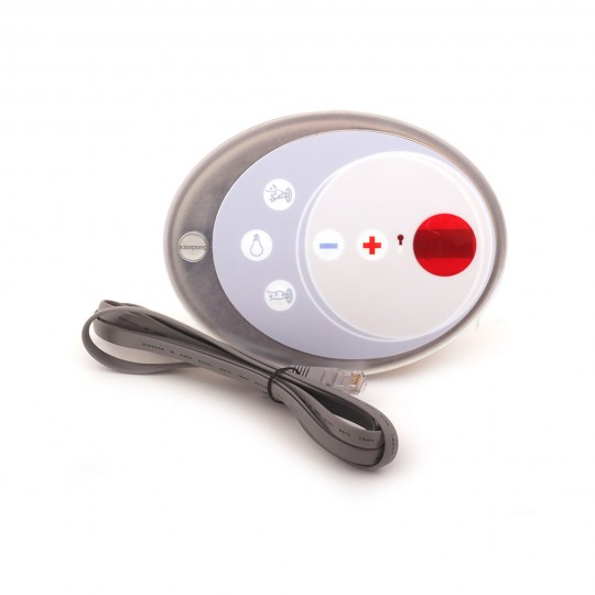 Spaside Control, Sundance 680/780, 5-Button, LED, Up-Down-Pump1-Light-Pump2, w/Phone Style Plug : 6600-633