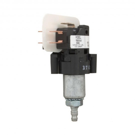Air Switch, Tecmark, Momentary, DPDT, 25A, Barb Fitting : TBS-3216