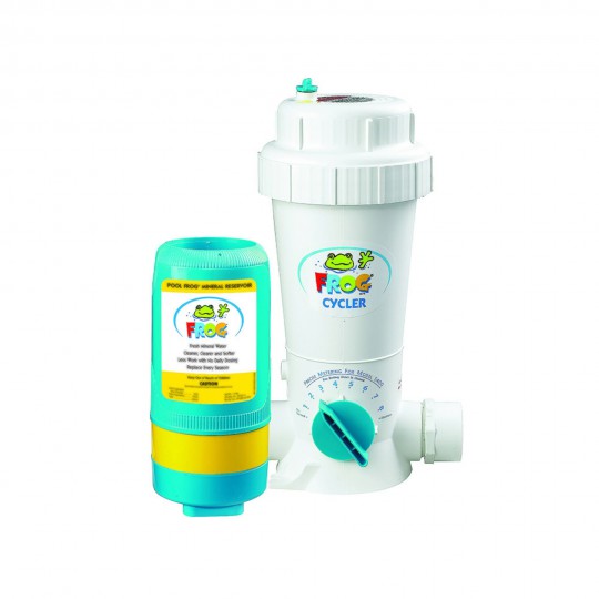 Chemical Feeder, Pool Frog Series 5400, Mineral Cartridge, Up to 40,000 Gallon Pool : 01-01-5480
