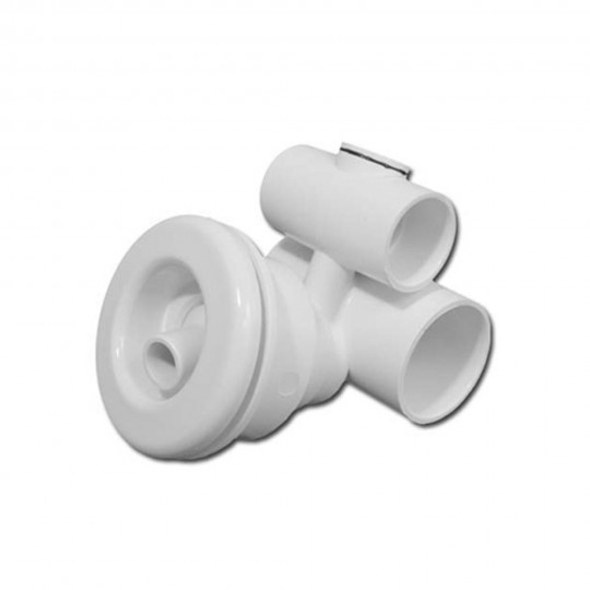 Jet Assembly, HydroAir Converta'ssage, Tee Body, 13 GPM, 1-1/2"S Water x 1"S Air, White : 10-4510
