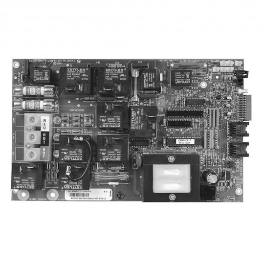 Circuit Board, Balboa, 2000LE, Serial Standard, 8 Pin Phone Cable : 52295