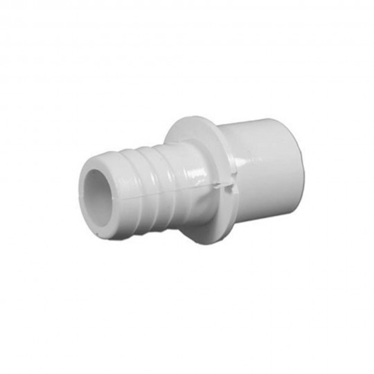 Fitting, PVC, Ribbed Barb Adapter, 3/4"RB x 1/2" s - 3/4"Spg : 425-1030