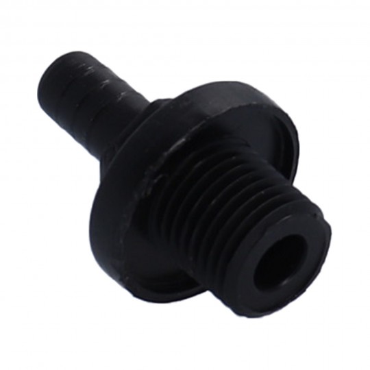 Drain Plug Adapter, Pump, Aqua-Flo, 1/4"MPT x 1/4"B : 92290101