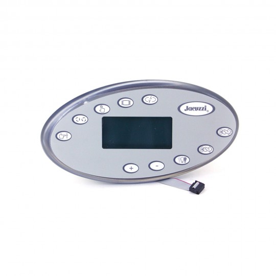 Spaside Control, Jacuzzi J-300, 2002-2006, Oval, 10-Button, LCD, Cycle-Mode-Pump1-pump2 : 2600-323