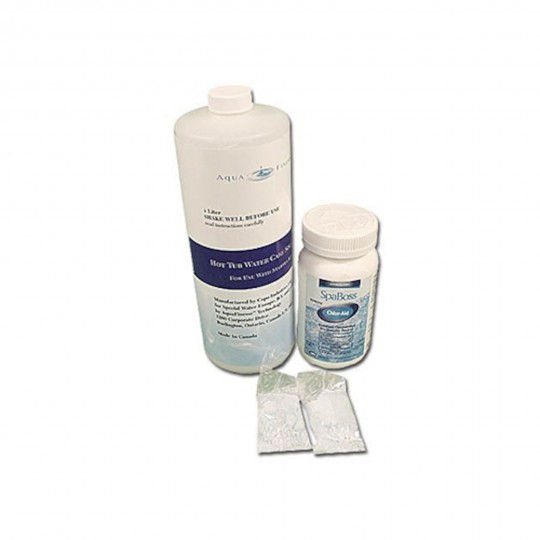 Chemical, Aquafinesse, 1-Month Starter Kit w/Manual, 11L Aquafinesse, 17oz Granular Chlorine, 2Filter Clean Tabs : 956306