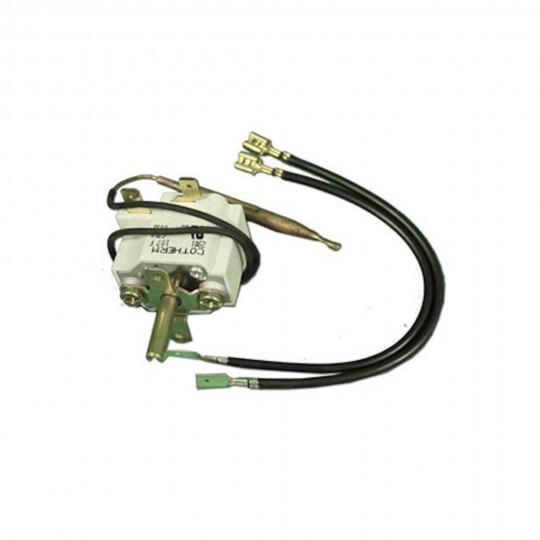Thermostat, Cother, Mechanical, 12" Capillary x 1/4" Bulb x 3" Bulb Length w/ 6" Wire, 20a, : GTLU0025-WL