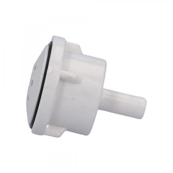 Air Injector, Waterway Top-Flo Straight, 3/8" Barb, White : 670-2290