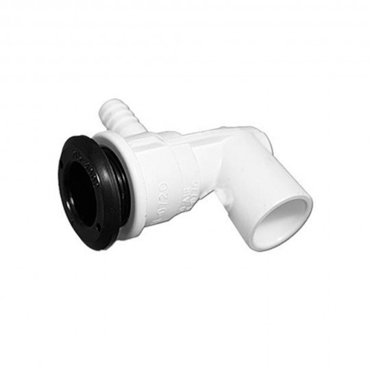 Body Assembly, Jet, Waterway Euro Cluster, 1/2"S Water x 3/8"RB Air, 1-1/16" Hole Size : 212-1620