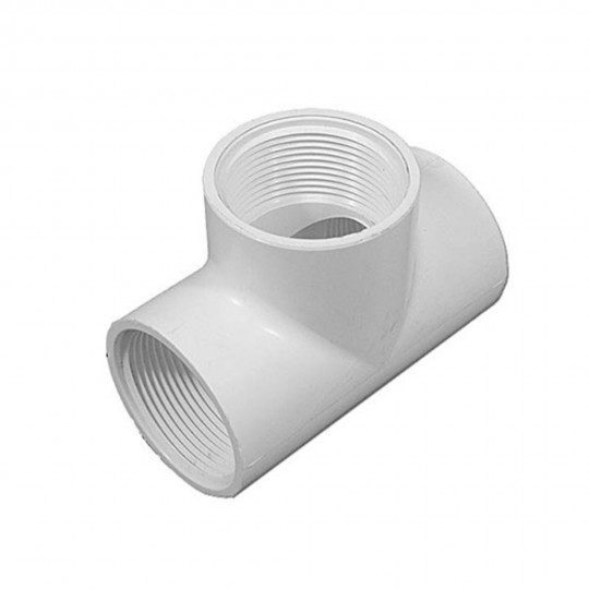 Fitting, PVC, Adapter Tee, 1-1/2"FPT x 1-1/2"FPT x 1-1/2"FPT : 60-1012