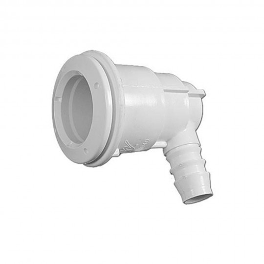 Jet Body,WATERW,Adjustable Mini,No Air x 3/4"RB,Ell w/Wall Fitting,1-3/4"Hole Size : 222-1031