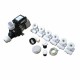 Plumbing Bath Kit, Pump, Jetted Tub Assembly Kit, Slimline, White w/0.75HP Bath Pump : 3-80-5050