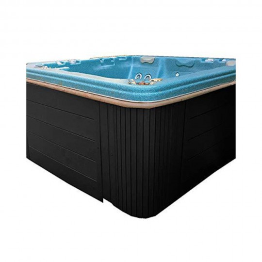 Restore A Spa Kit, Black, Fits Spas Up To 96" x 96", Complete Kit Ships In 2 Cartons : RASK-BLK
