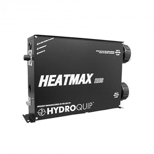 Heater Assembly, HydroQuip, Heatmax, Stand Alone, 11kW, 230V, w/T-Stat, Hi-Limit & Tailpieces : RHS-11.0