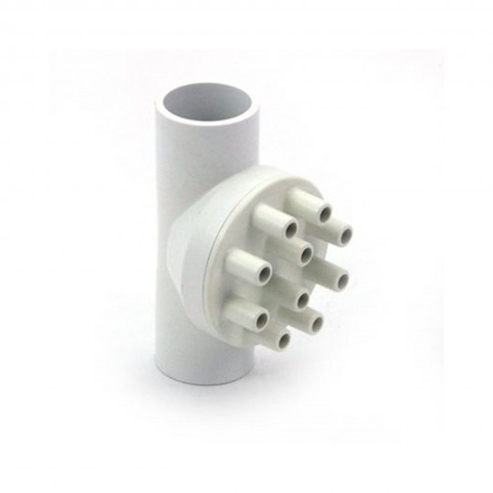 Manifold, PVC, CMP, IN-line Style, 1-1/2"S x 8 3-4"S Ports : 21123-080-000