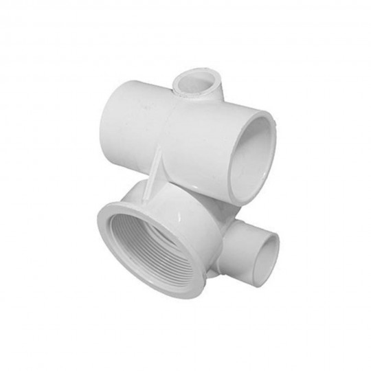 Jet Body Only,WATERW,Poly Jet,1"S Air X 1-1/2"S Water w/Top Plug Hole,Less Wall Fitting,2-5/8"Hole Size : 211-5860