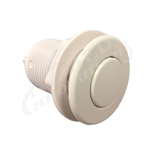Air Button, Waterway, Low Profile w/90 Degree Barb, Biscuit : 650-3040-BC