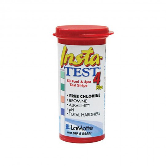 Water Testing, Test Strips, La Motte, Insta-Test, Chlor/Brom/Ph/Alk/Hardness, 50ct : 3029-12