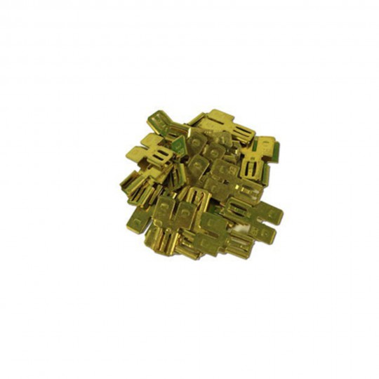 Wire Terminals, Size: .250, Double Up Connector, 25 Pack : 4010