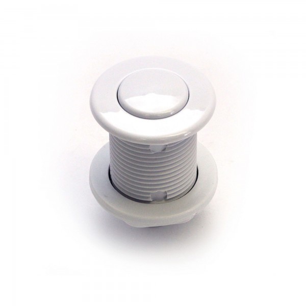 Air Button, G&G, Flush Mount, White : 3070
